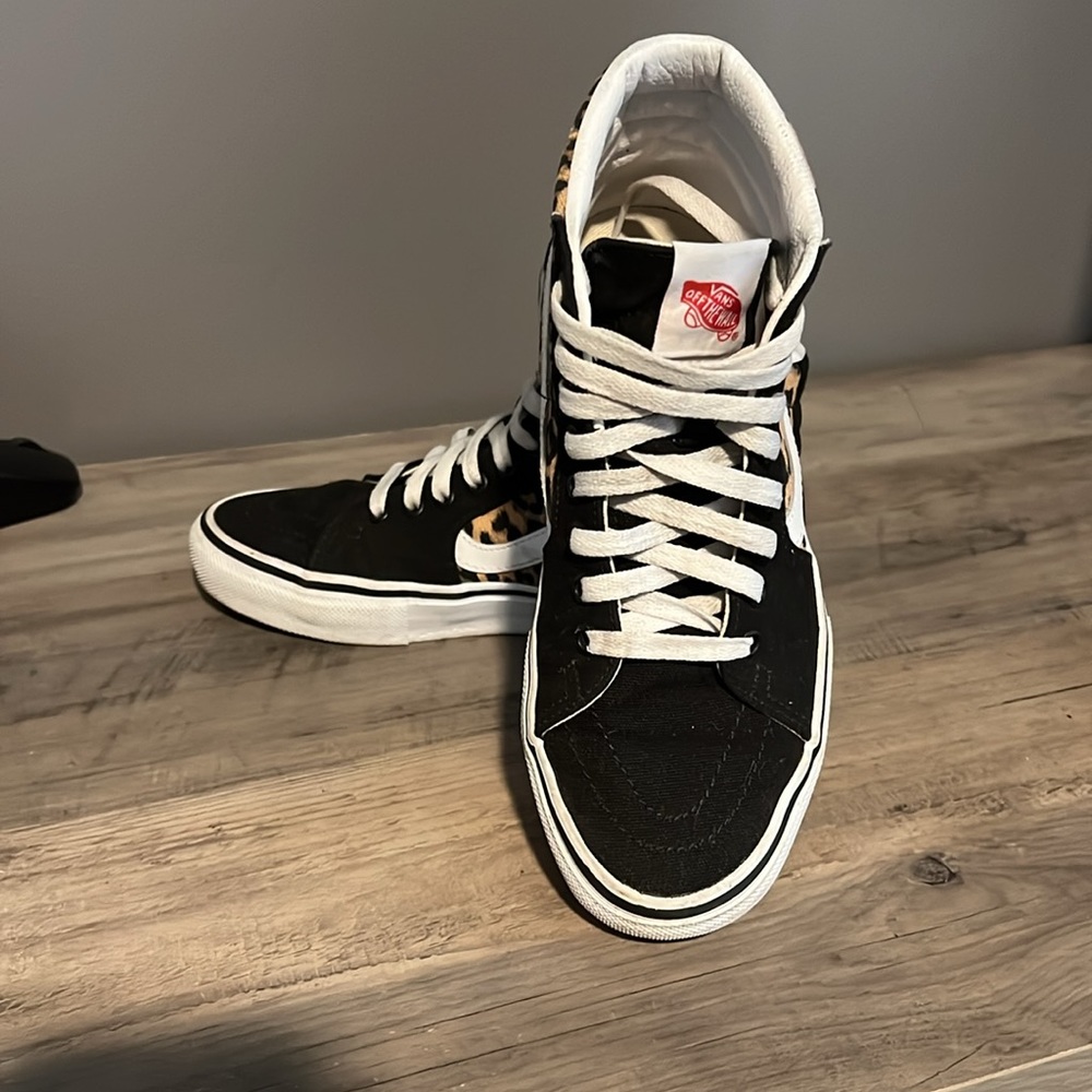 Cheetah Print Custom Vans - image 2